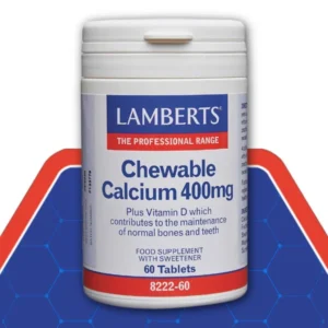 Lamberts Chewable Calcium 400mg Tablets (60)