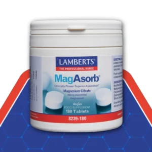 Lamberts MagAsorb Magnesium 150mg Tablets (180)