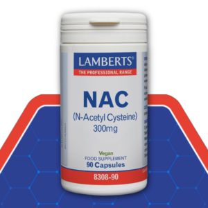 Lamberts N-Acetyl Cysteine (NAC) 300MG Capsules (90)