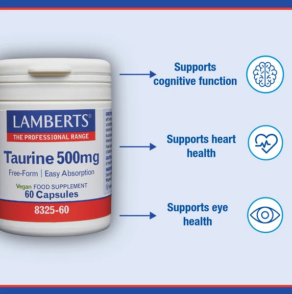 Lamberts Taurine 500mg (60) - Image 6
