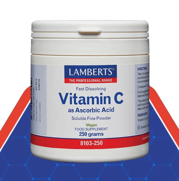 Lamberts Vitamin C As Ascorbic Acid (250g)
