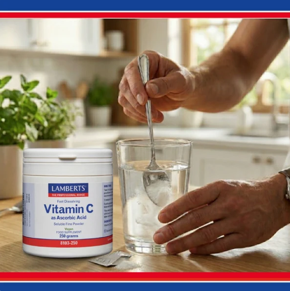 Lamberts Vitamin C As Ascorbic Acid (250g) - Image 4