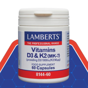 Lamberts Vitamins D31000iu and K2 90µg (60)