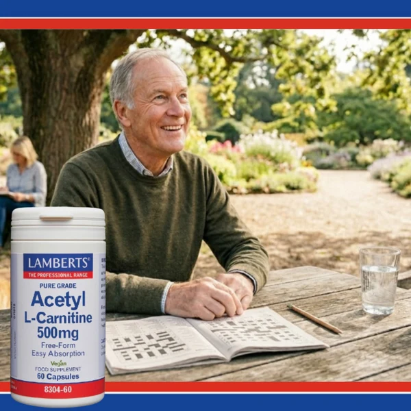 Lamberts Acetyl L-Carnitine 500mg (60) - Image 3